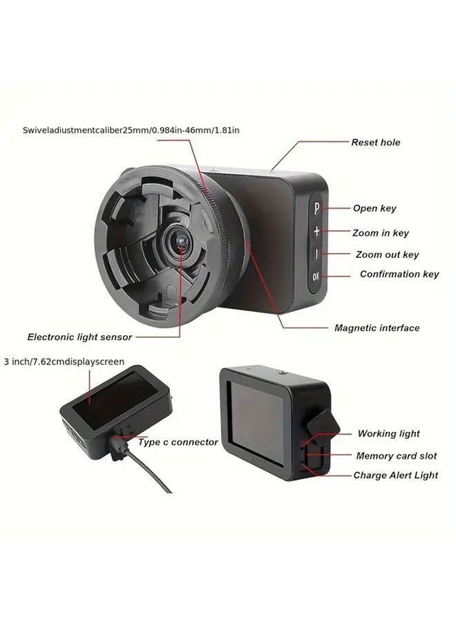 Digital Telescope Eyepiece 32 With 3 Inch Screen 4X Magnification USB Rechargeable - Image 2